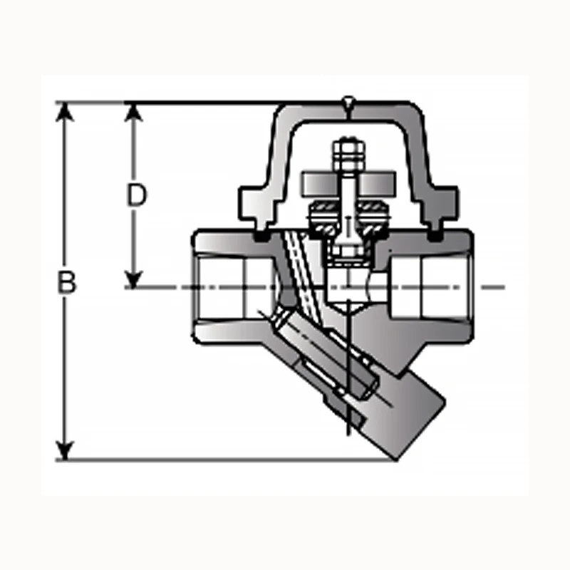 Bimetal Steam Trap Valves Manual Power for High Temperature Water Media SH-300 Pressure Reducing Structure General Application