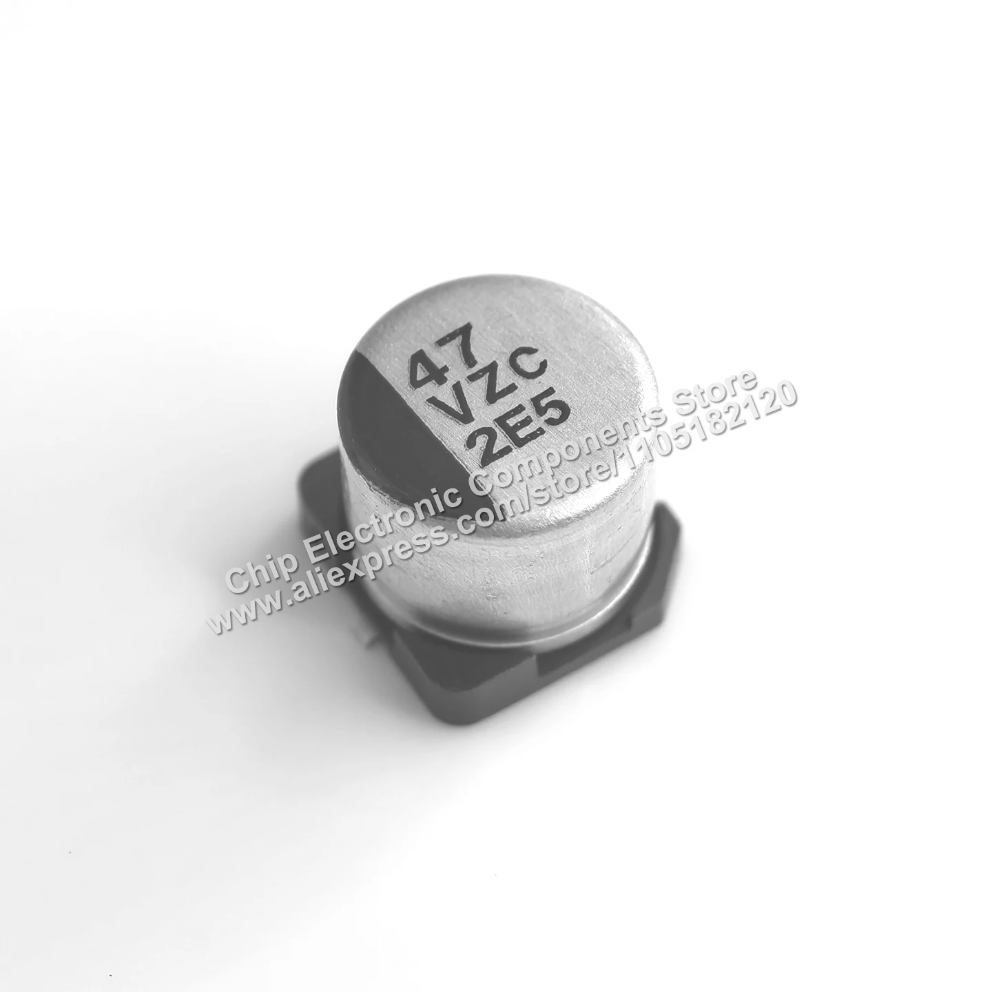 (10 PCS) Original EEHZC1V470P, 47 VZC marking, 47 µF ±20 %, 35 V aluminum electrolytic capacitor in SMD D6.3 × L5.8 mm package