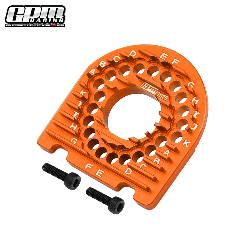 GPM 1/10 4-TEC 3.0 Corvette Stingary-93054-4 TRAXXAS Alu7075 Motormontageplaat en koellichaamvinnen