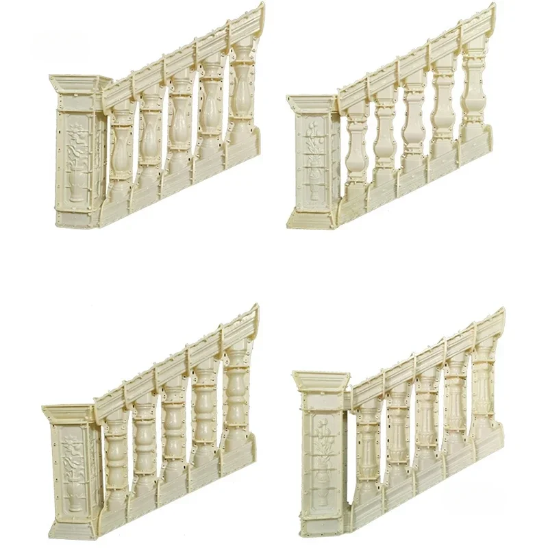 Stair Handrail Mold Cement Railing Fence Mold Cast-in-place Roman Column Guardrail Villa Outdoor Slope Vase Column Thickened