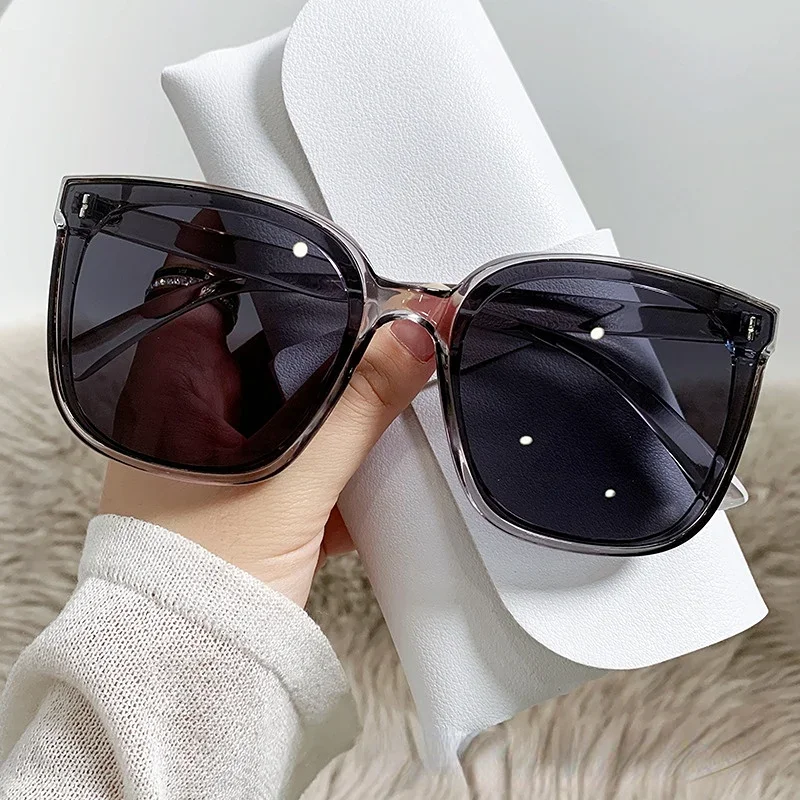 Fashion Women Large Frame GM Sunglasses Brand Designer Vintage Square Sun Glasses Female Classic Oversized UV400 Oculos De Sol