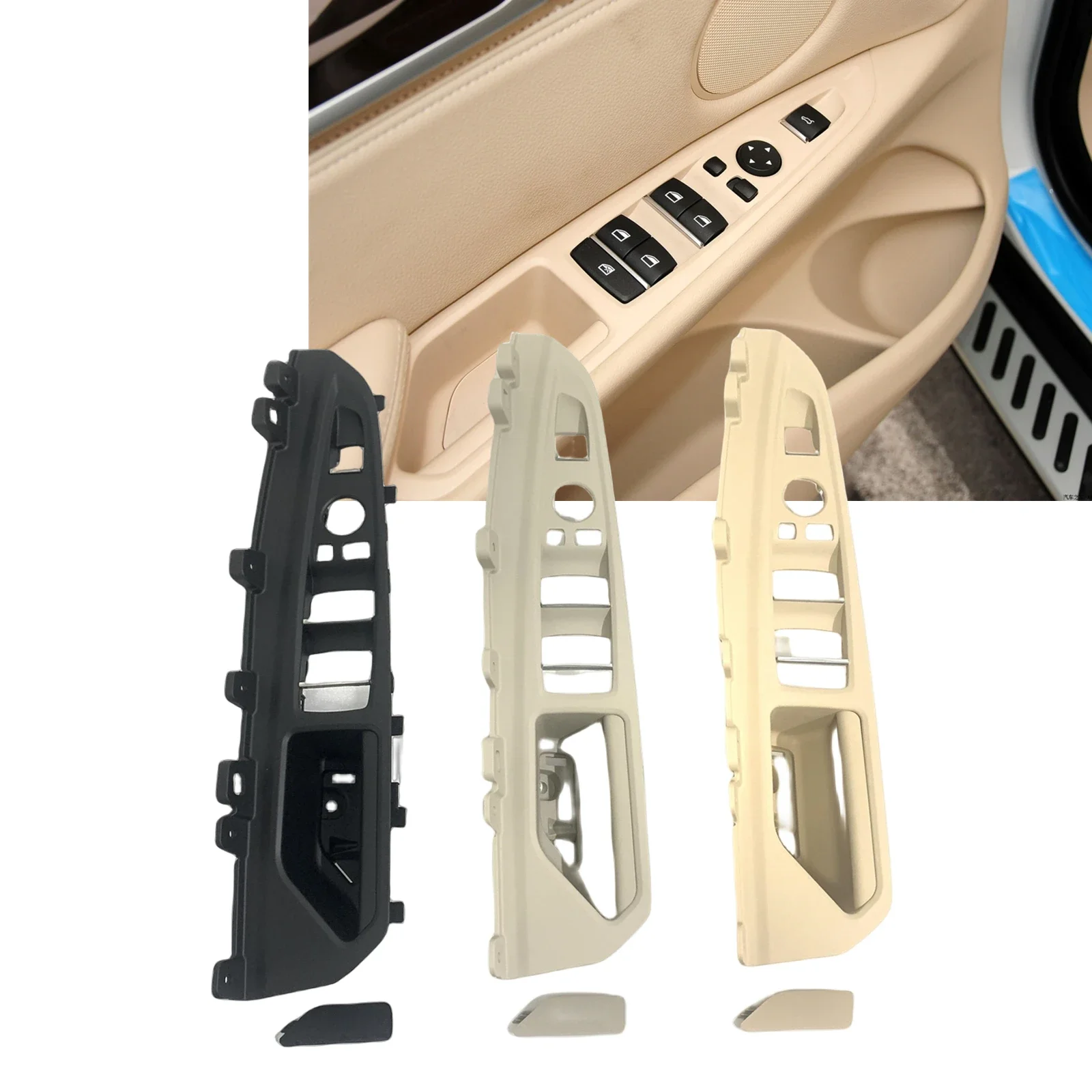 

New！For BMW X5 F15 M F85 X6 M F86 2014-2018 X6 F16 Interior Front Left Door Side Handle Catch Cover Kit