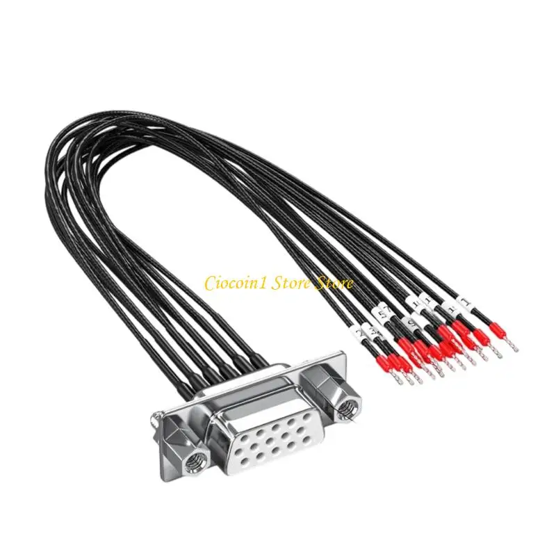 A3PC Premium DB15 DB25 Serials Cable High Temperature Screw Command Connection Cable Perfect for Fast Speed Data Transfer