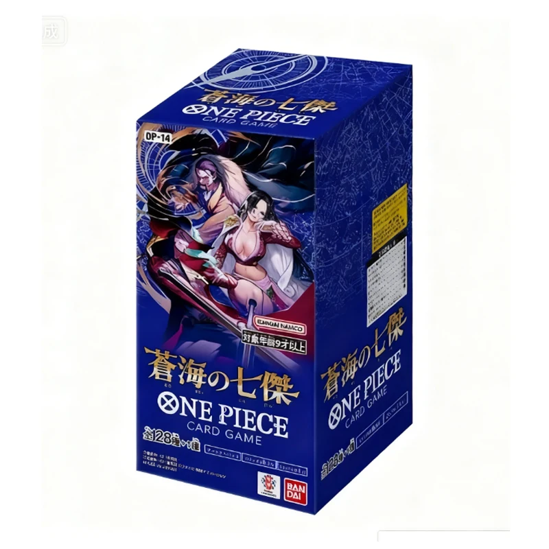 أنيمي قطعة واحدة الرسمية بانداي الداعم حزمة OP-14 سبعة ملوك البحر النسخة اليابانية بطاقة جمع ألعاب أنيمي بطاقات دمى هدايا #2