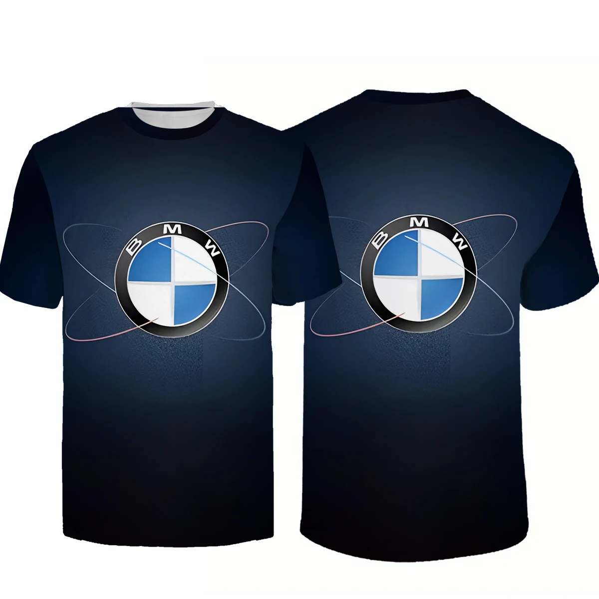 

2025 New BMW Fashion Design Men's Short Sleeved Pullover Top BMW Summer Comfortable Round Meck Short Sleeved Men's Clothing