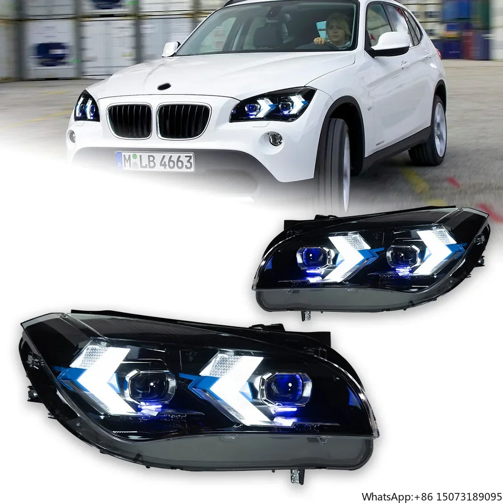 

Car Head Lamp for X1 E84 LED Headlight Projector Lens 2011-2015 X1 Front Far Lights DRL Signal Automotive Accessories