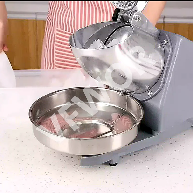 Ice Shaver Electric Commercial Food Grade Mini Snow Ice Crusher Shaver Machine for Business
