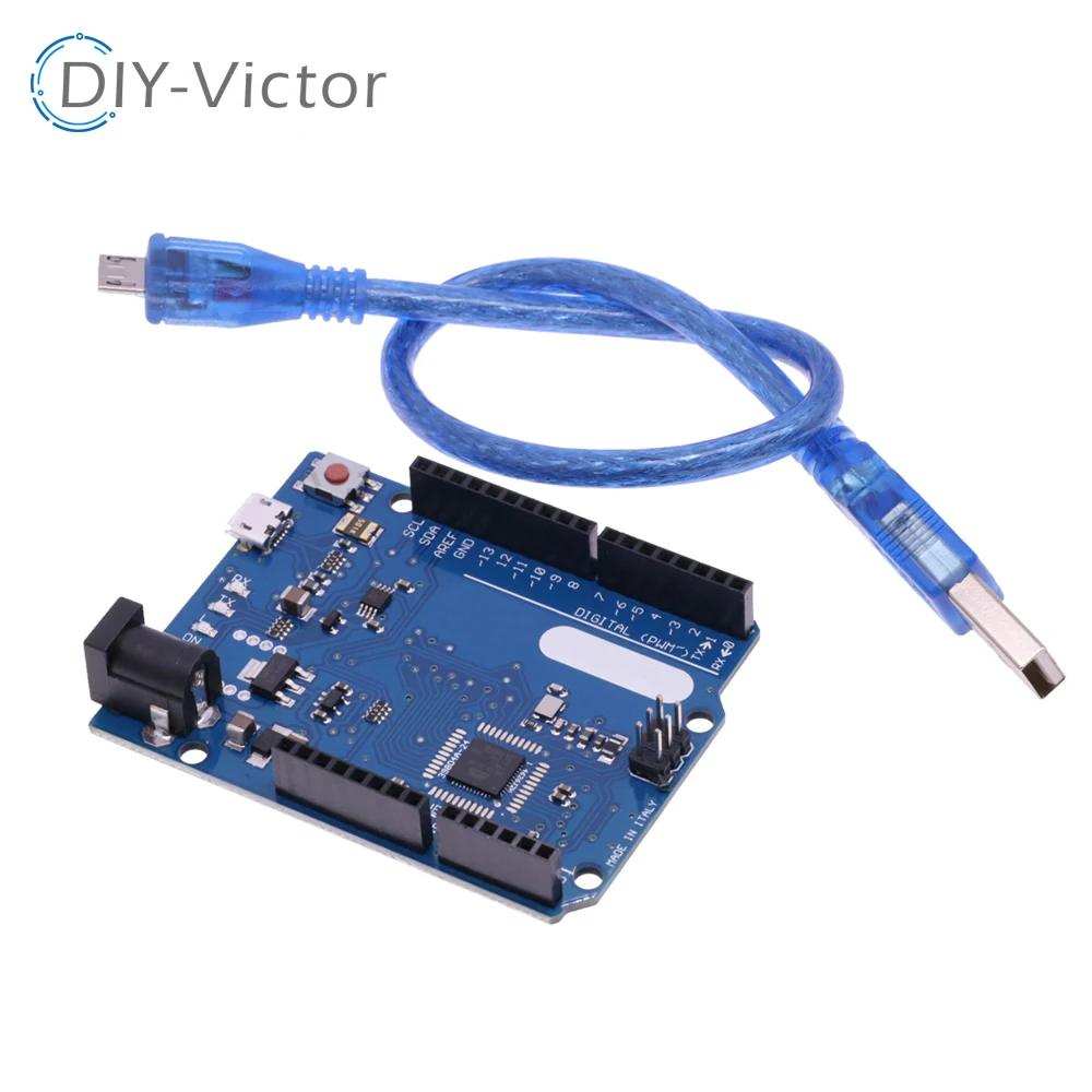 Leonardo R3 development board Board + USB Cable ATMEGA32U4 For Arduino  DIY Starter Kit