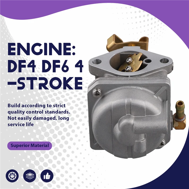 

Excellent-13200-91J70 Carburetor For Suzuki Outboard Motor 4 Stroke DF6 DF4 DF5