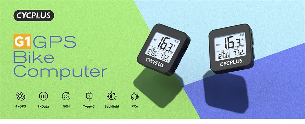 CYCPLUS GPS-Fahrradcomputer, kabellose Stoppuhr, IPX6, wasserdicht, Radfahren, Kilometerzähler, Fahrradzubehör, Tachometer – Detail 3