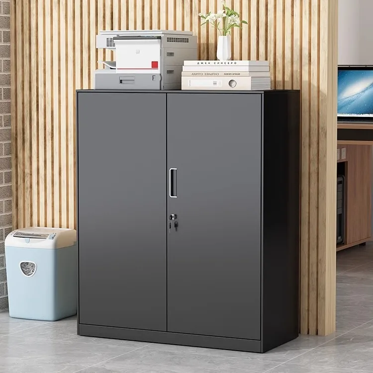 Office iron file cabinet with lock low cabinet floor file storage cabinet