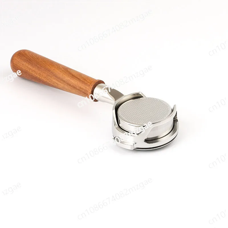 Espresso Machine Hollow Bottomless Handle Hot Mom 304 Stainless Steel Accessories Wooden Handle 58MM