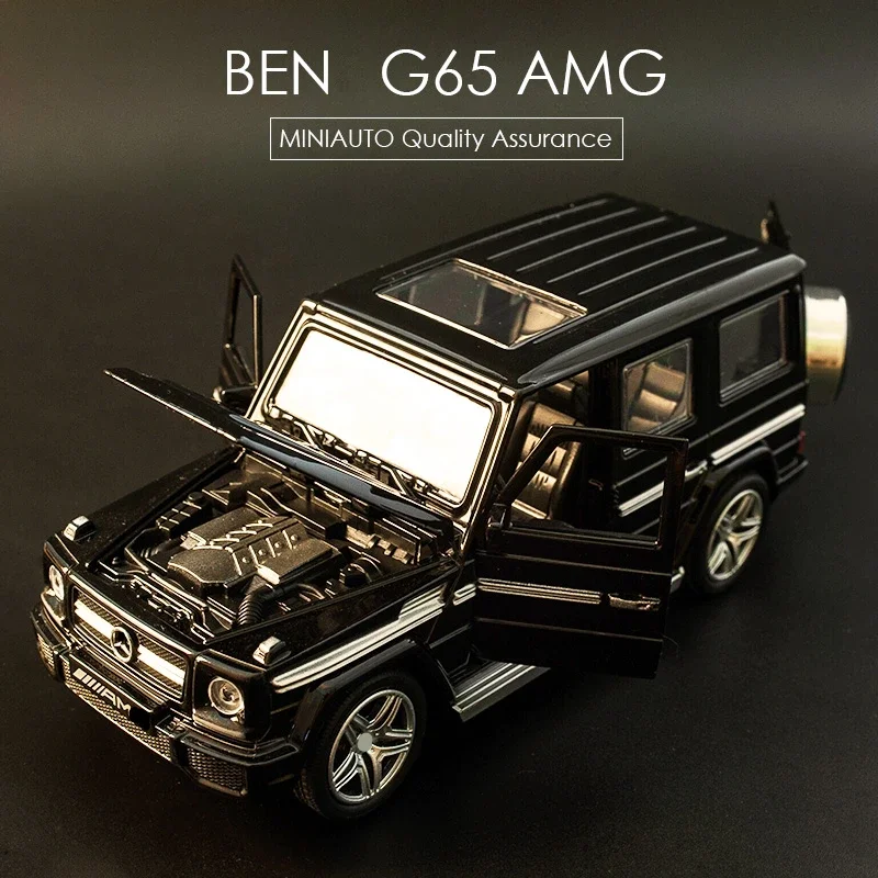 1:32 G65AMG SUV Alloy Car Model Diecasts & Toy Metal Off-road Vehicles Car Model Simulation Sound Light Collection Toy Gift