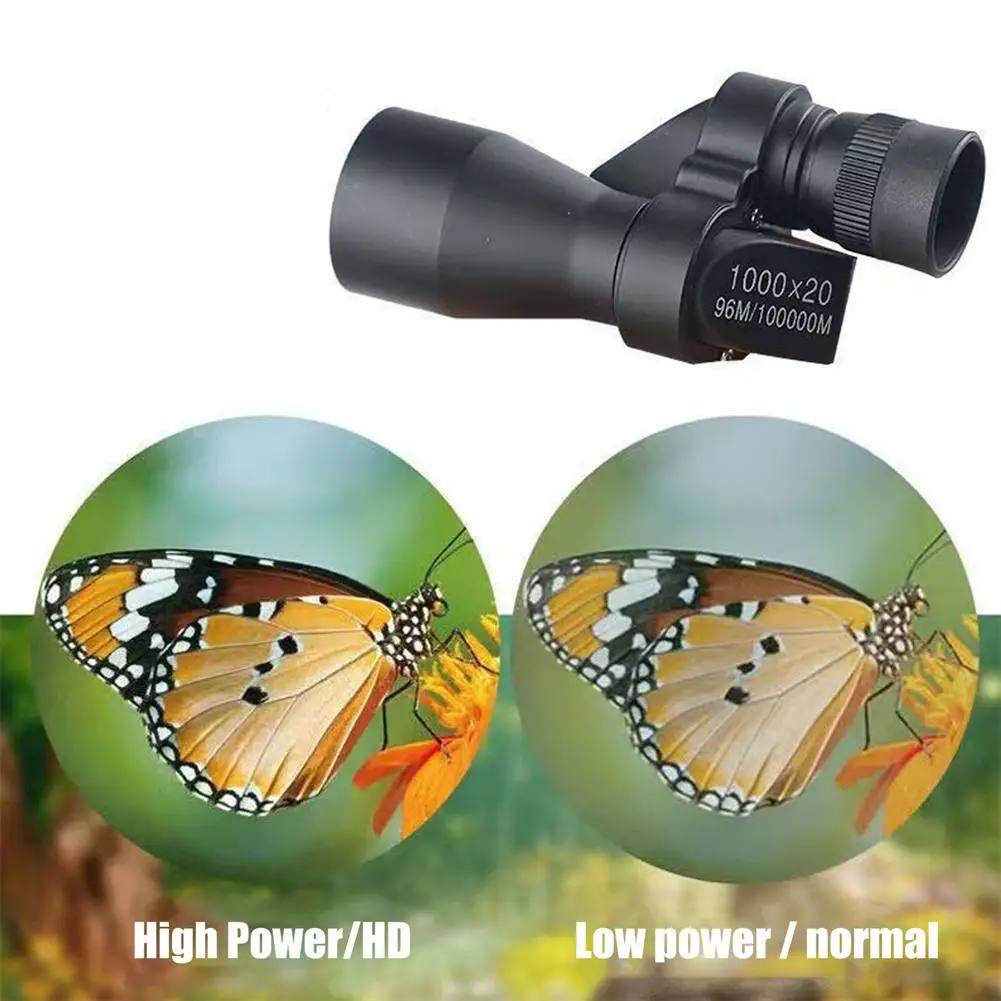 Portable HD Night Vision Mini Pocket Monocular Telescope High Magnification Zoom Outdoor Fishing Telescope For Hunting Camp I6L0