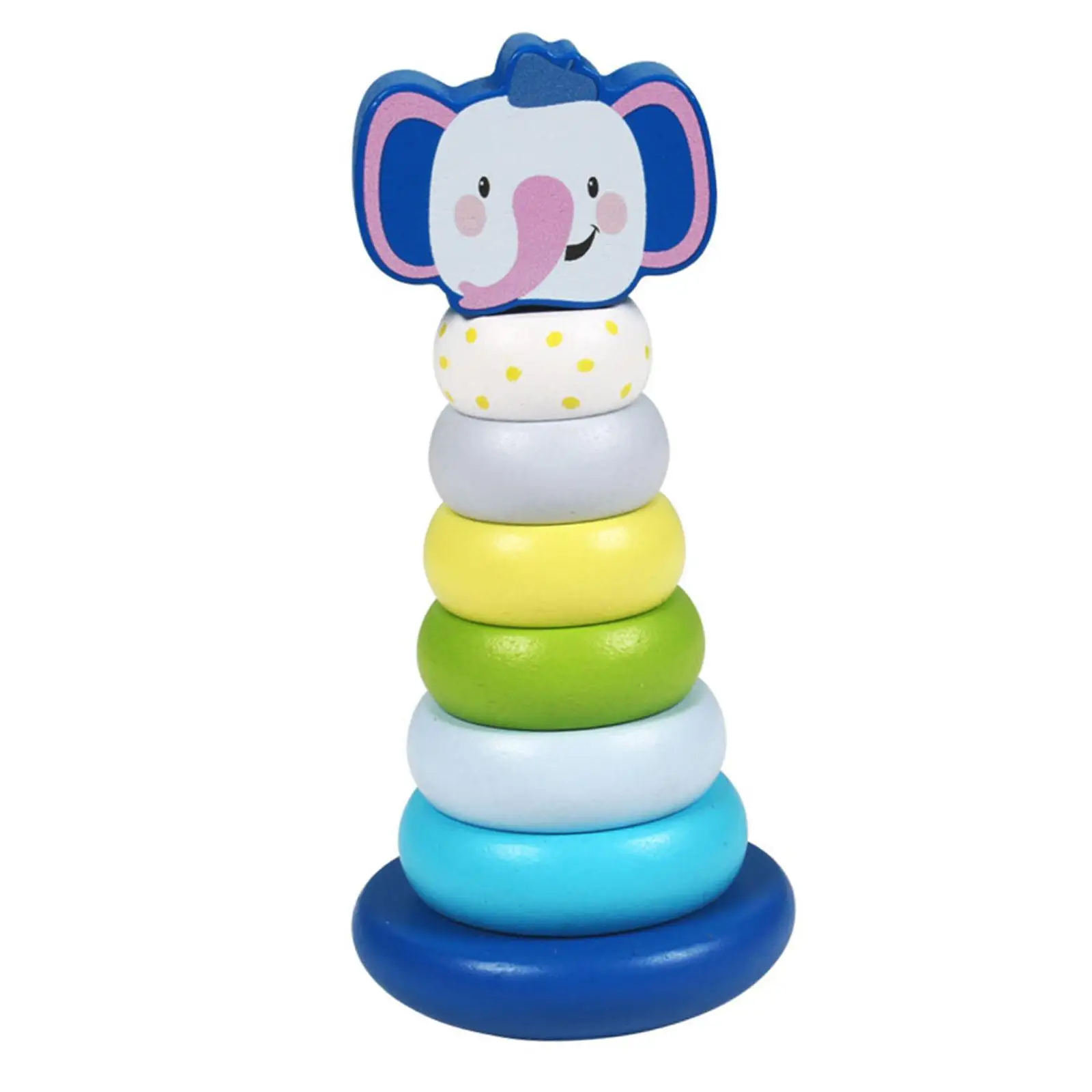 

Montessori Stacking Toy Baby Stacking Toy,Sensory Toy,Gifts Educational Toy Building Blocks Rainbow Rings for Kids Girls Boys
