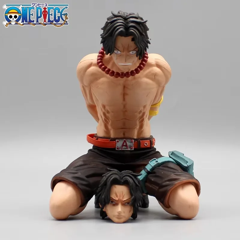 13cm Anime One Piece Portgas D Ace Figur GK Execution Desk Manga Statue PVC Actionfigur Sammlerstück Modell Spielzeug Geschenk