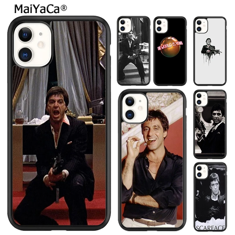 MaiYaCa Tony Montana Scarfaces Al Pacino Phone Case For iPhone 16 15 SE2020 6 7 8 plus 11 12 mini 13 14 pro max  coque