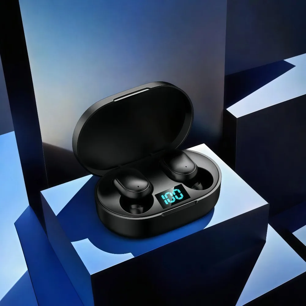 سماعات بلوتوث سماعة بلوتوث لاسلكية سماعات إلغاء الضوضاء مع سماعات ميكروفون لجميع الهواتف الذكية