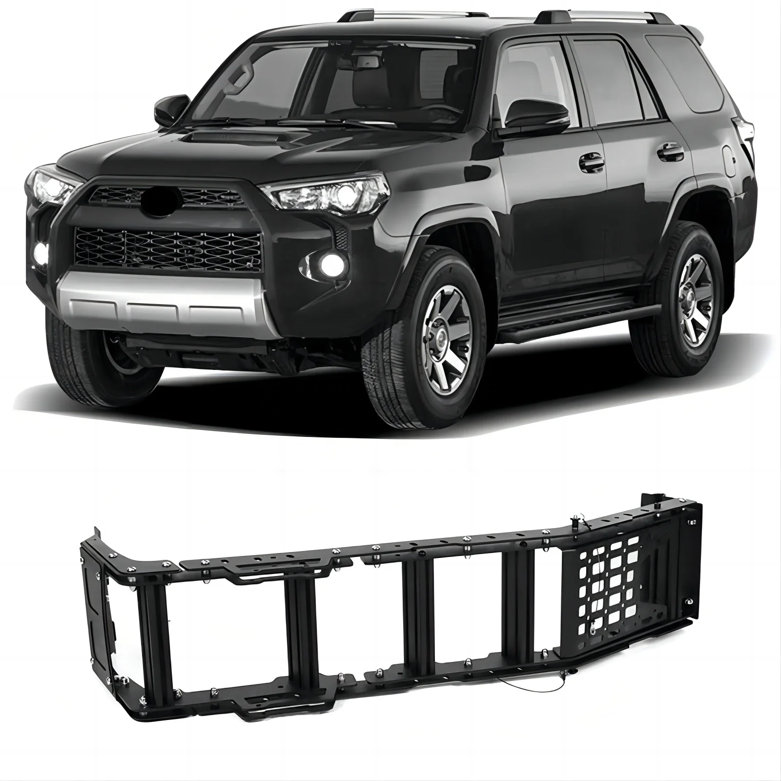 

Black Steel Tail Gate Ladder Car Ladder for TOYOTA 4RUNNER 2010-2023 Rear Gate Ladder