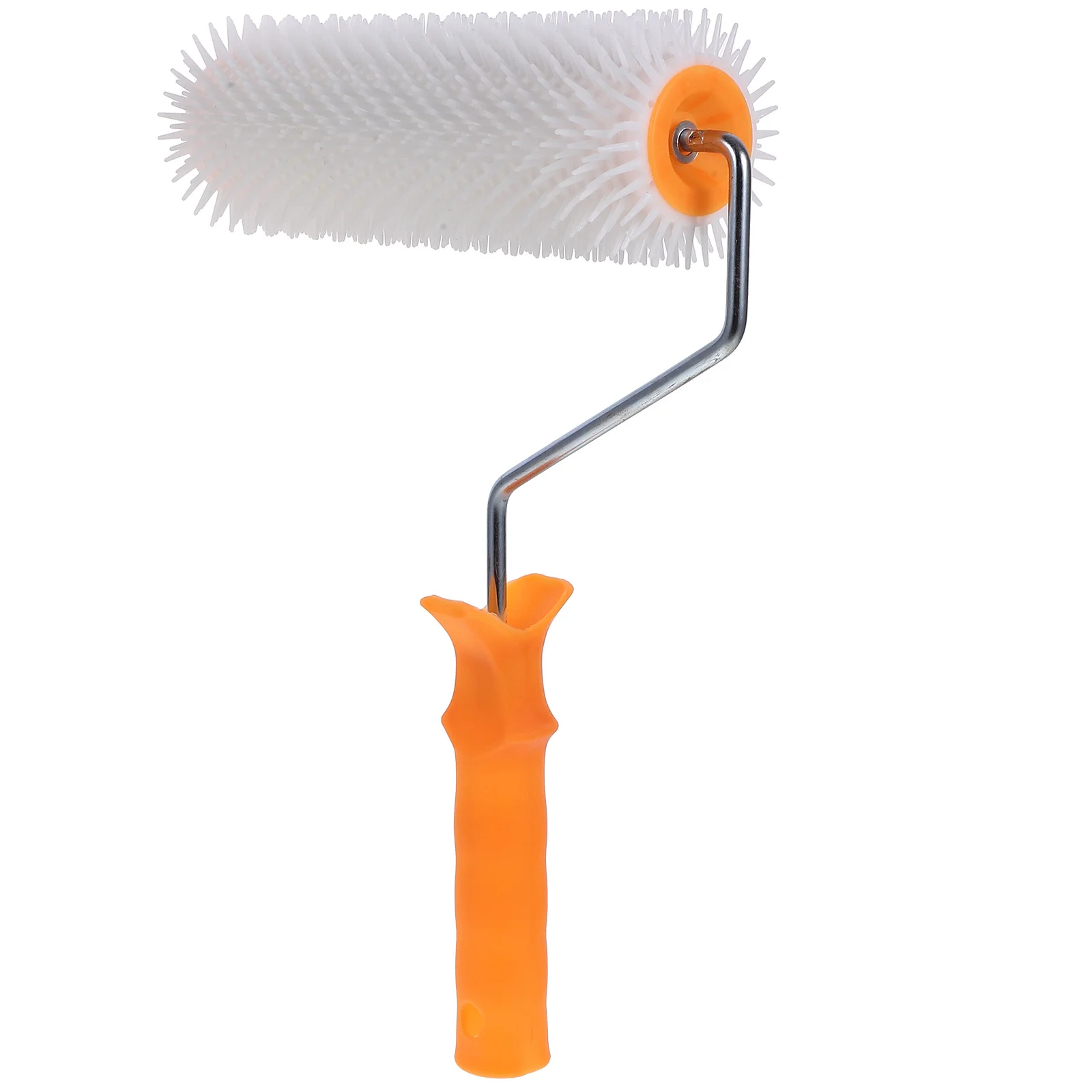 1 قطعة الأسطوانة مسننة لطلاء الأرضيات الايبوكسي أداة التسوية الذاتية الممله المضادة للتساقط مقبض بلاستيكي متين الطلاء الأسطوانة الأرضيات