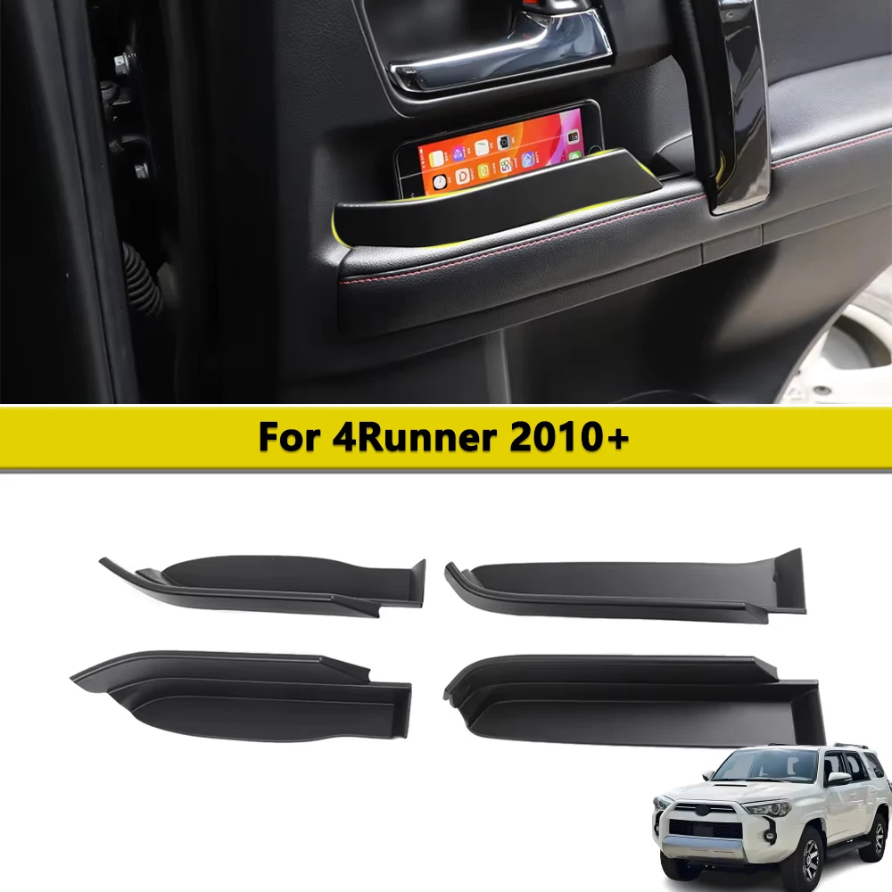 Car Door Armrest Handle Storage Box Organizer Tray for Toyota 4Runner 2010-2024 Inner Car Container Interior Accessories