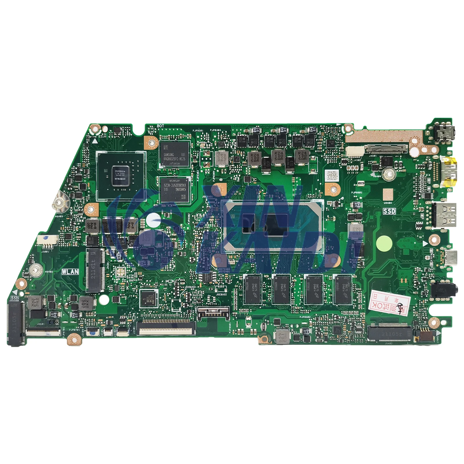 Computer Mainboard For ASUS X421JQ X421JFY X421JPY X421JQY X521JQ X521JQY R521JP Notebook Motherboard I5 I7 CPU 10th 8G 16G