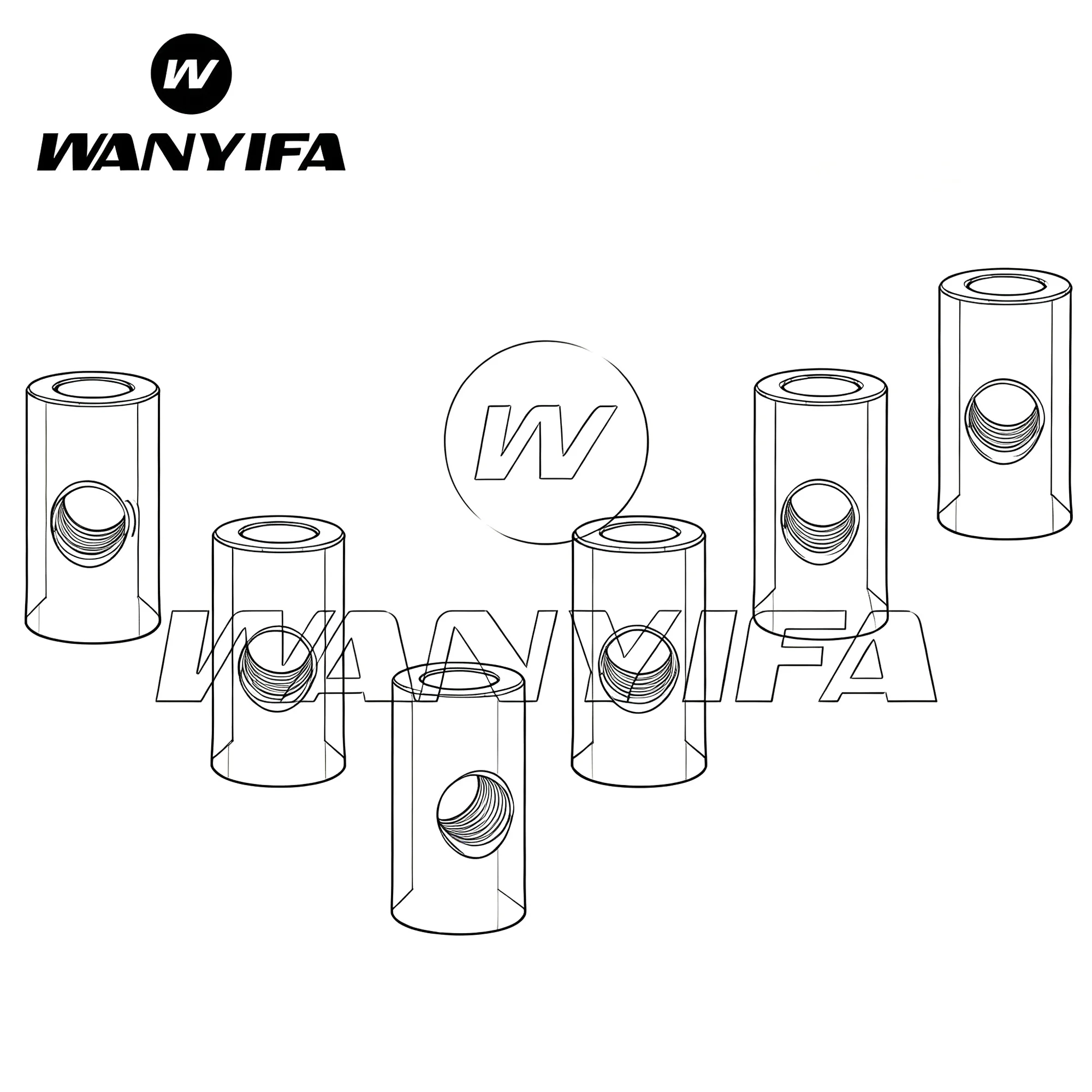 Wanyifa Titanium Alloy Nut M5 Cylindrical Seat Tube Barrel Clamp Bicycle Mountain Bike Folding Conversion Kit