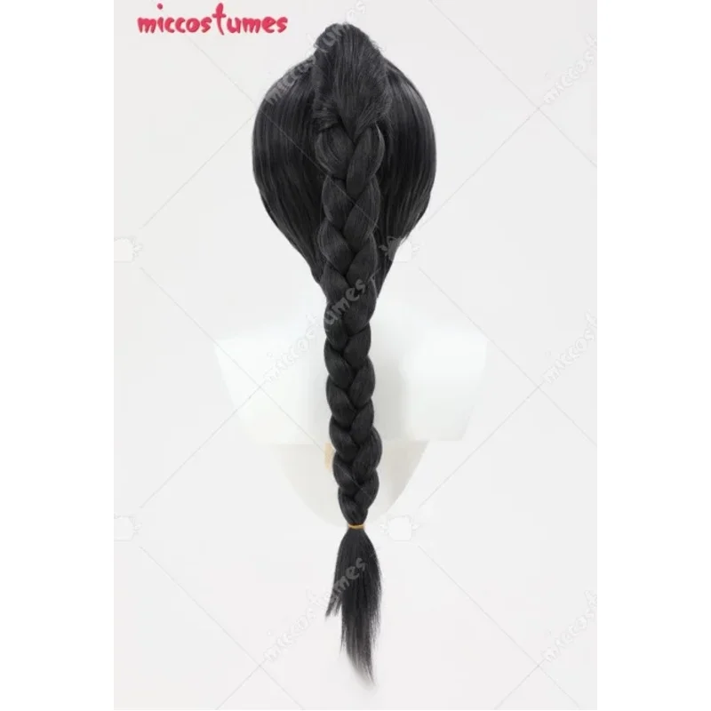 CyMiccostumes Women's Shadowheart Cosplay Wig Long Black Ponytail Wig view 2