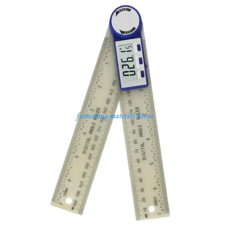 

Y5GD LCD Display Angles Measurement Tool 0.05° Resolution Plastic Protractor Digital Angles Finders For Woodworking
