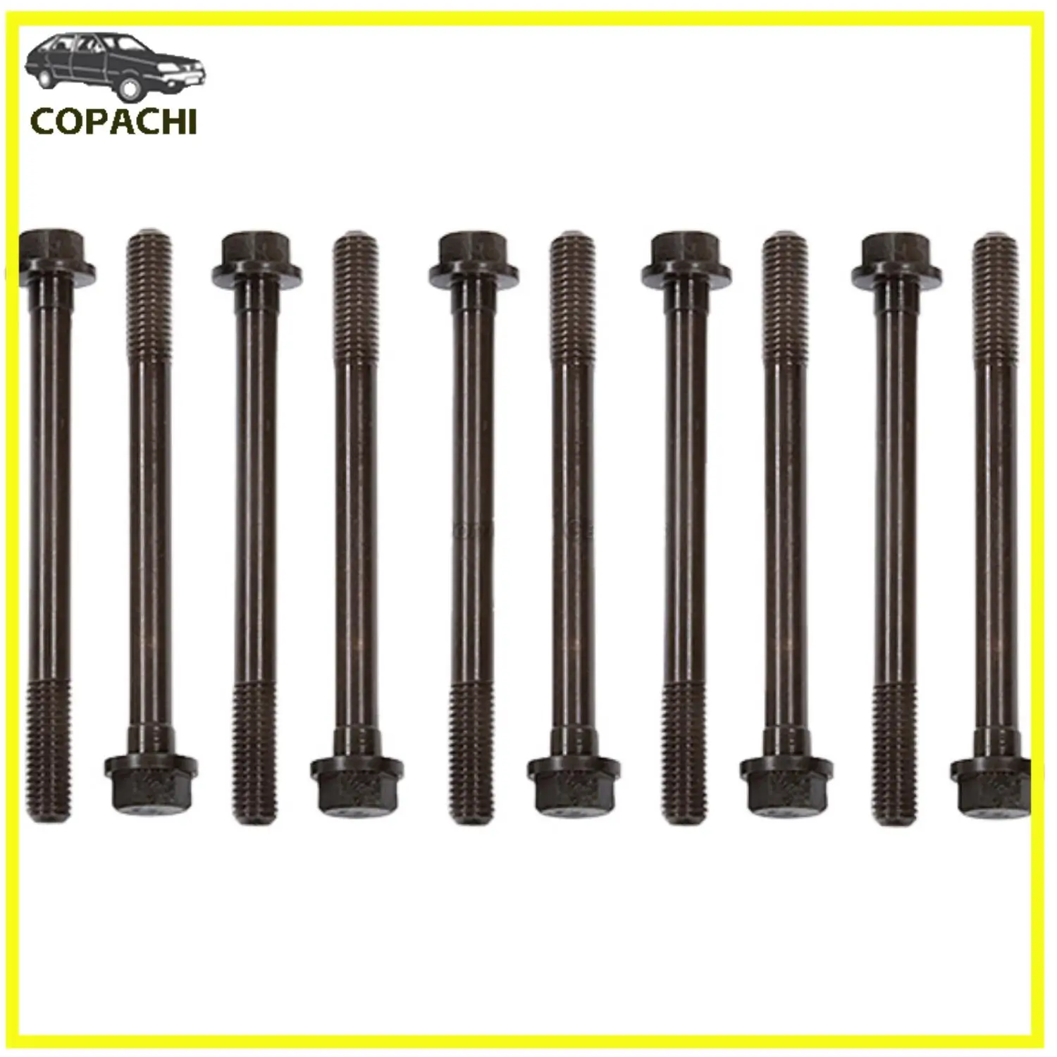 

1set Cylinder Head Bolts For 1990-1997 Nissan D21 Pickup 2.4L SOHC KA24E ES74026 Engine Car Accessories Parts Replacement