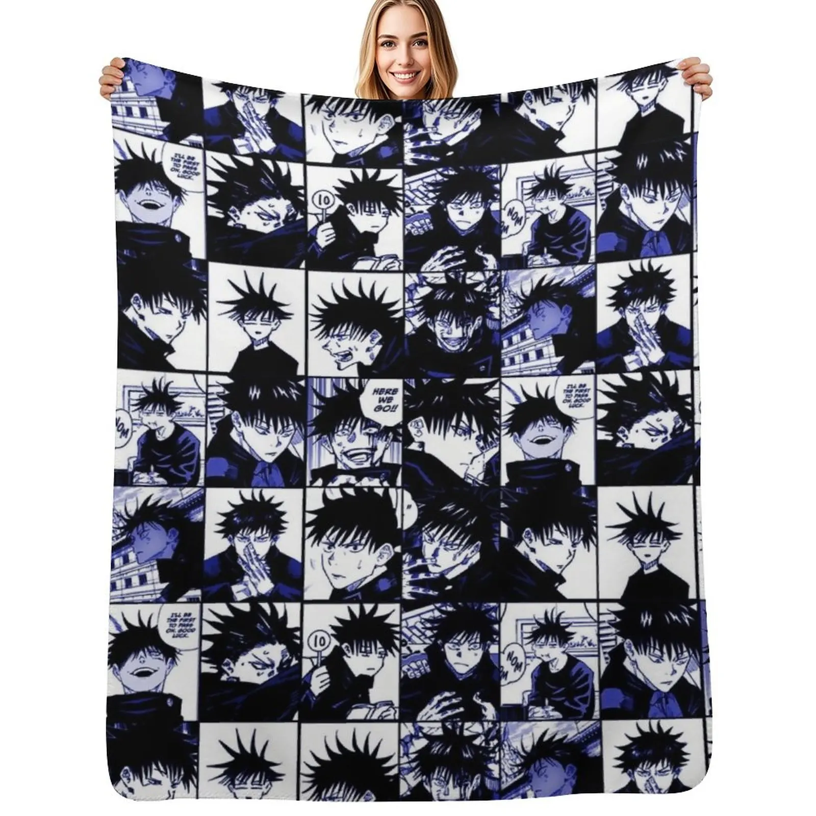 Fushigurojjk manga collage - color version Throw Blanket Moving Luxury Baby Decoratives Summer Beddings Camping Blankets