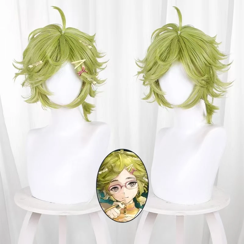 

Парик для косплея Anime Reverse:1999 Reed Knot, короткий, травянисто-зеленый, из термостойкого синтетического волокна, идеально подходит для вечеринок на Хэллоуин