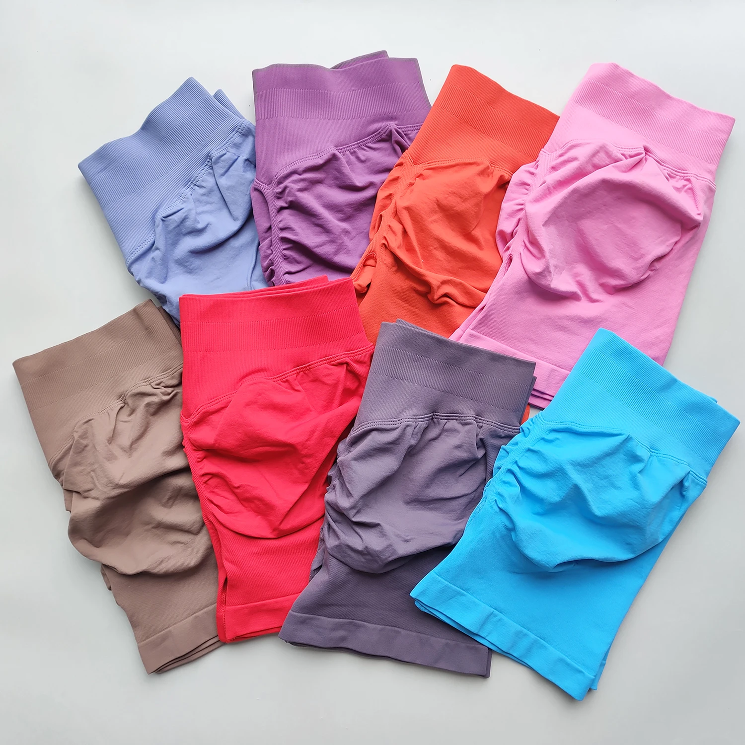 ARFTE Shorts 4.5 Gym Woman Scrunch Shorts Low Ribbed Band Workout Seamless Shorts Booty Hight Stretch Running Gym Sporty Shorts