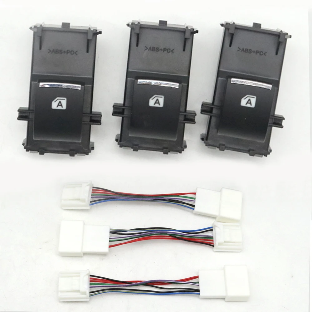 LED Backlight Elektrische Vensterglas Lifter Controle Knop Schakelaar Voor Toyota CHR Levin Corolla RAV4 Avalon Yaris Cross