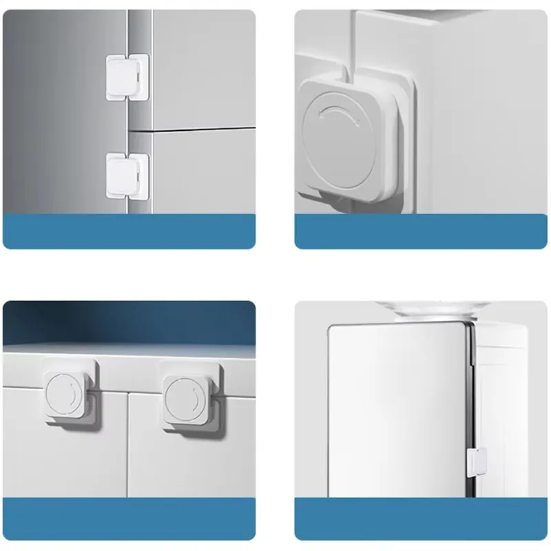 Baby Safety Lock Children Refrigerator Door Lock Home Security Protection Anti Open Cabinet Buckle Kids Security Protection C84