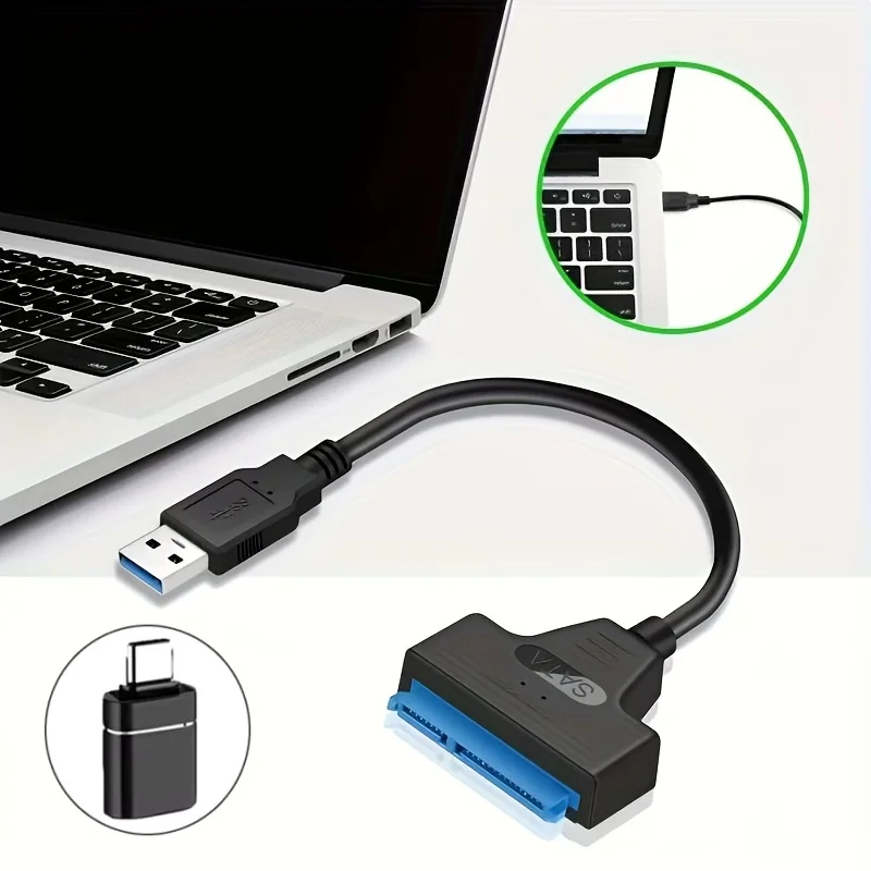USB 3.0 to SATA Adapter Cable for 2.5