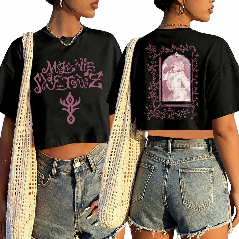 2026 Melanie Martinez Hades Album Shirt Women O-Neck Short Sleeves Crop Tops T-shirt