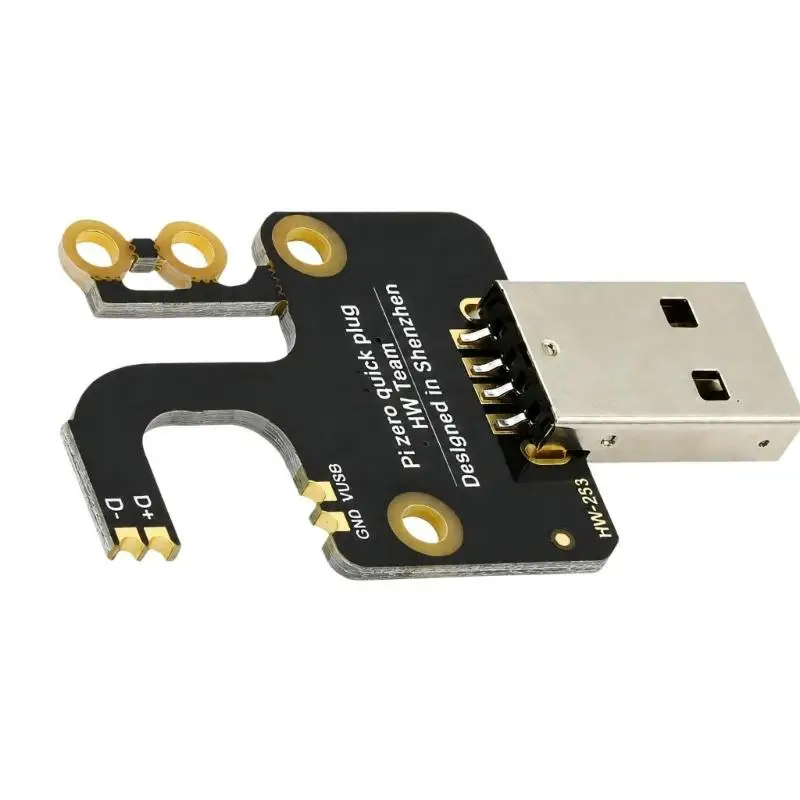 Y1UB Circuit Card USB Access Board for Single Board Project Work, Approx. 30 x 36 mm with Full-Size USB End for Development