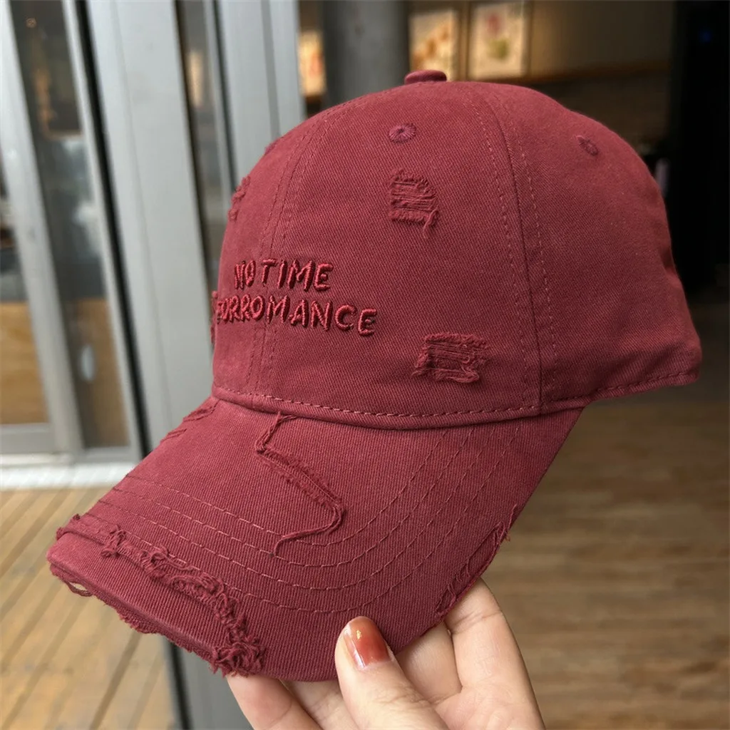 Duckbill Cap Curved Cotton Baseball Cap Women'S Baseball Cap Skin Friendly For Shopping Breathable Wear Casual Dating