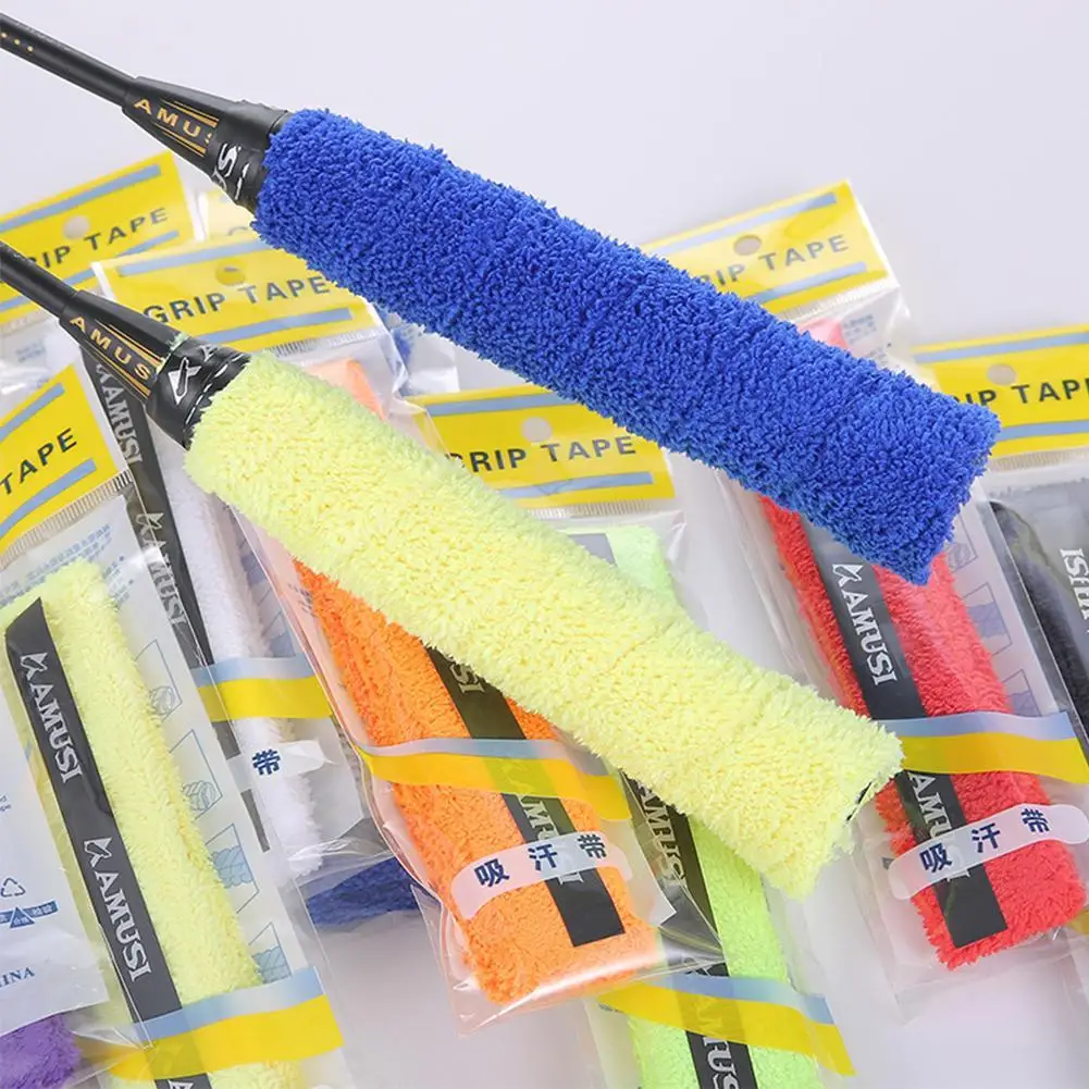 

Badminton Racket Towel Grips Thickened Anti-slip Sweat-absorbing Tape For Tennis Racket Fishing Rod Slingshots