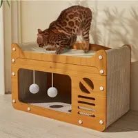 Rascador para gatos 2 en 1, poste rascador para gatos