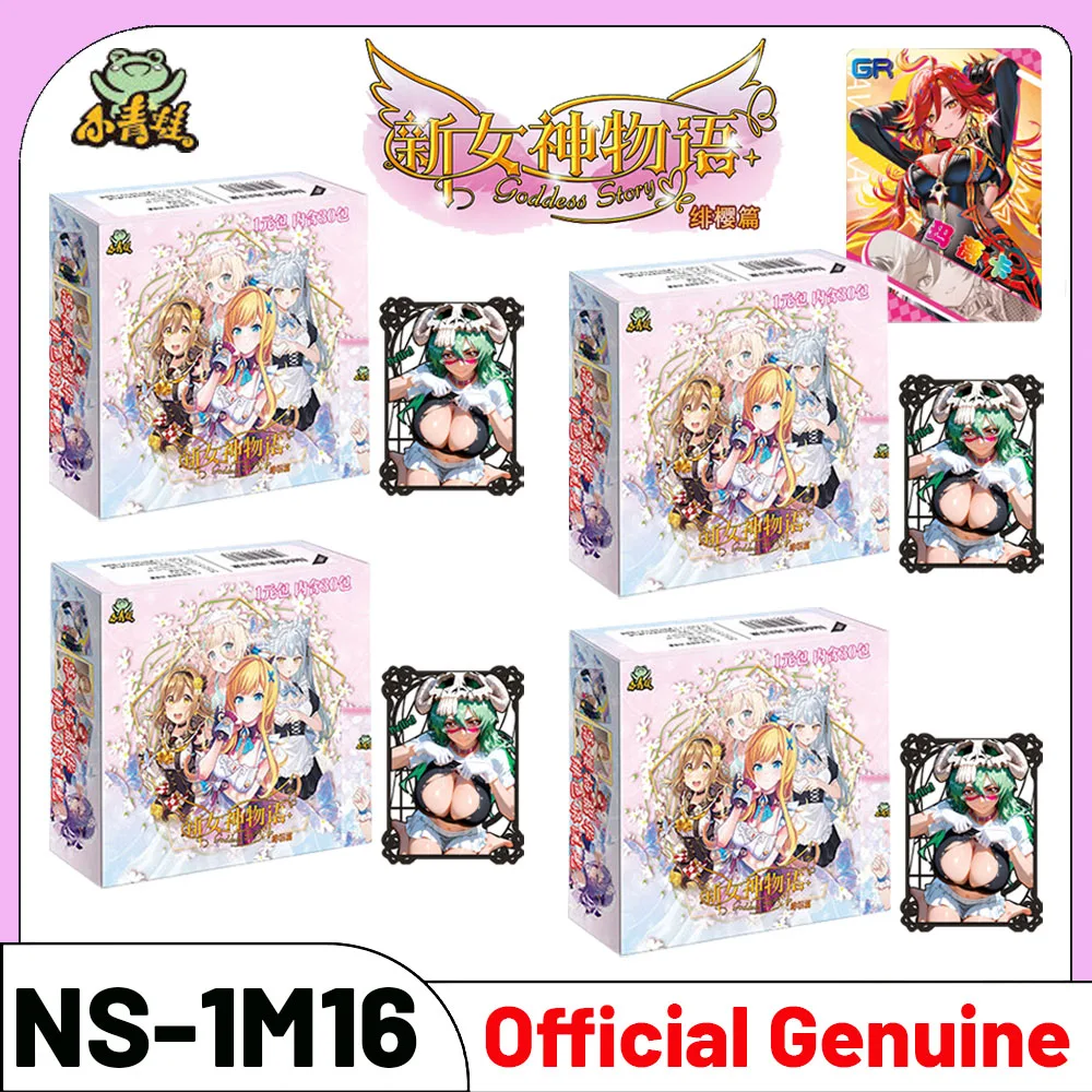 

Официальный оригинальный NS-1M16 Goddess Story, коллекционные карты, аниме-игра, коробка Waifu, вечерние купальник для девочек, тематические игрушки Doujin, подарки для хобби