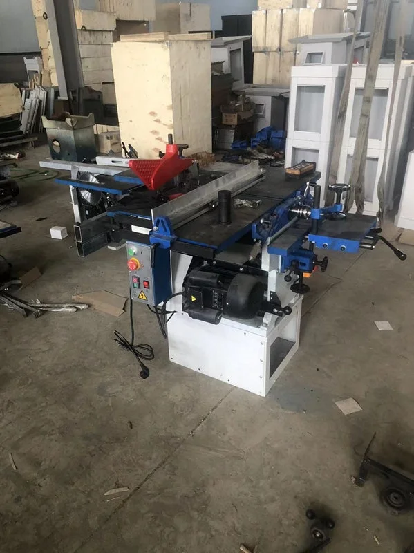 5 Functions Woodworking Wood Combined Universal Table Saw Mortiser Planer Moulder Tenoner Shaper Driller Machine