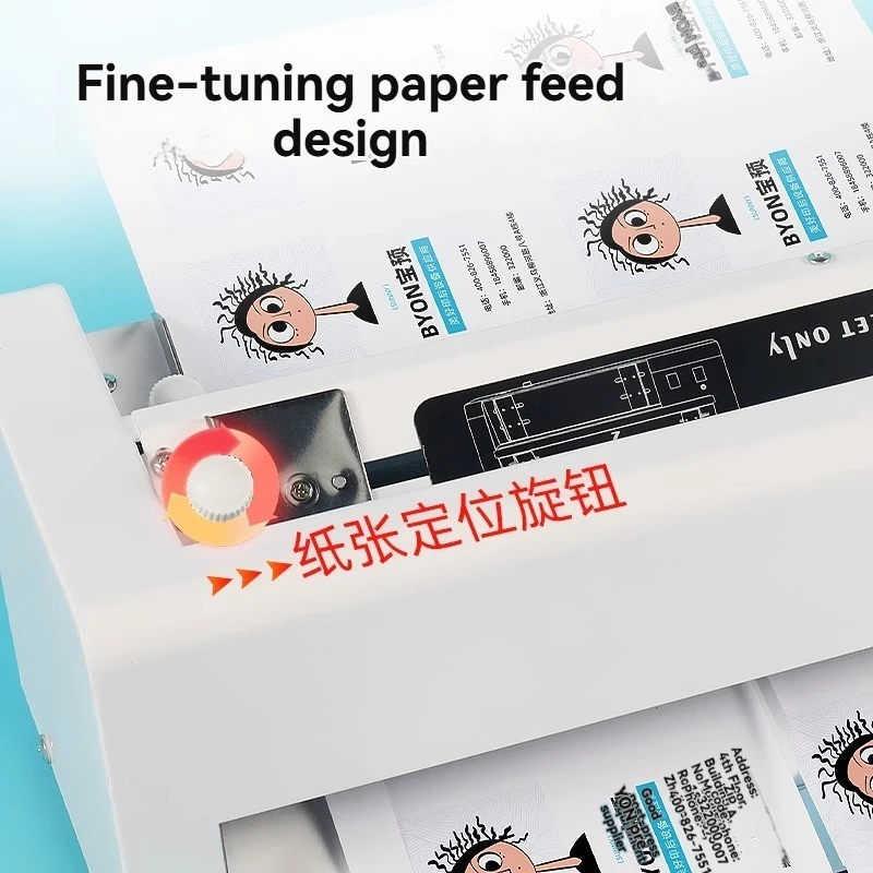 1pc A4 Heavy-duty Electric Business Card Cutter 90x54mm Business Card Paper Cutting Machine