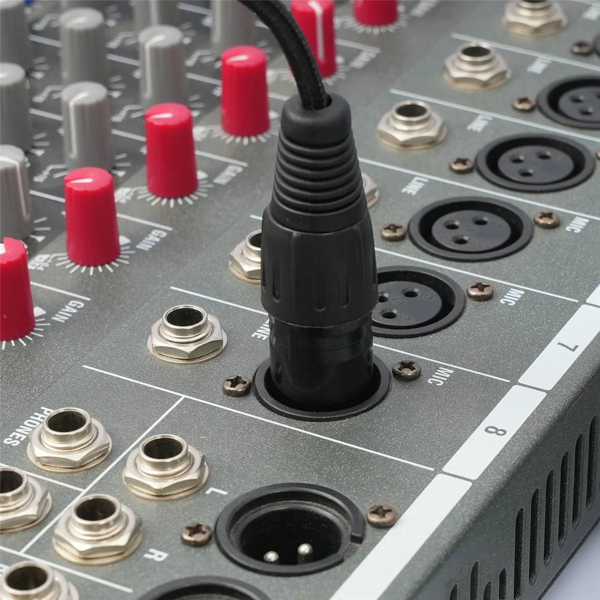 A26P XLR 남성-듀얼 6.35mm 플러그 오디오 마이크 케이블 마이크 케이블 어댑터 Y-스플리터 2m