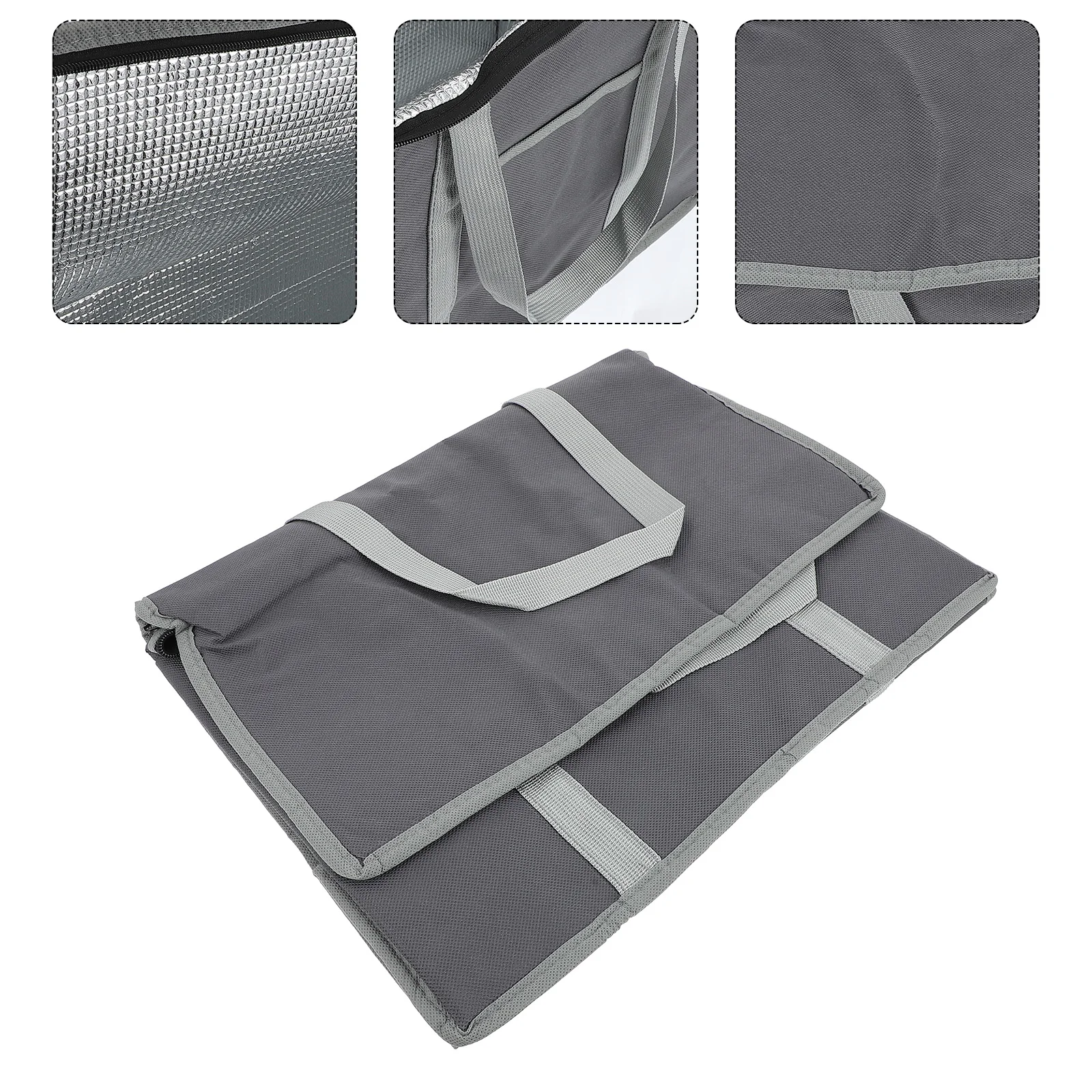 

Foldable Insulated Large Capacity Tote Portable Portable Bag Storage Pouch Multipurpose Shopping Bag Grocery Sack