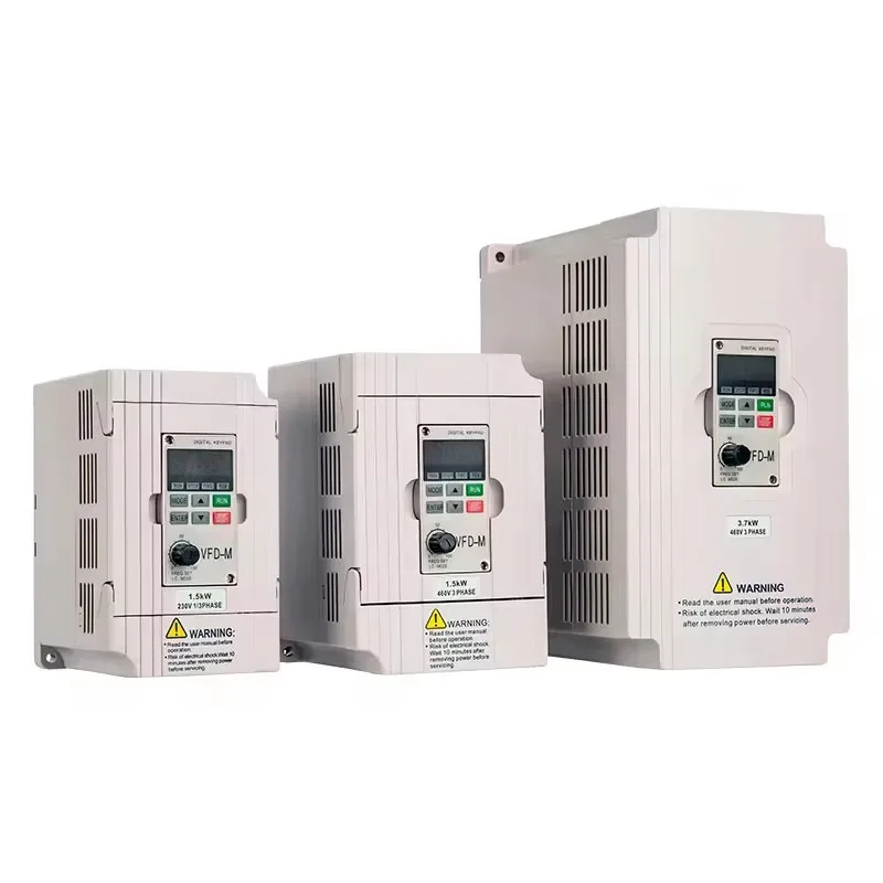 New 1.5KW Single Phase 220V Inverter with High Function and Low Noise New Variable Frequency Driver VFD015M21A