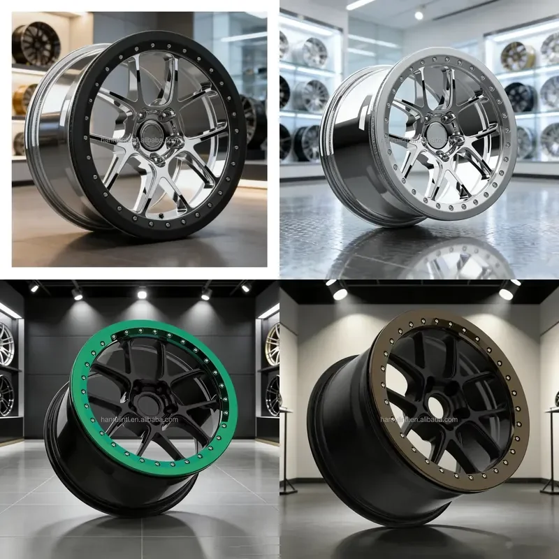 

i Customized Beadlock Wheels 18 X11inch 2 Pair Real Functional Drag Racing Rims for Mustang GT