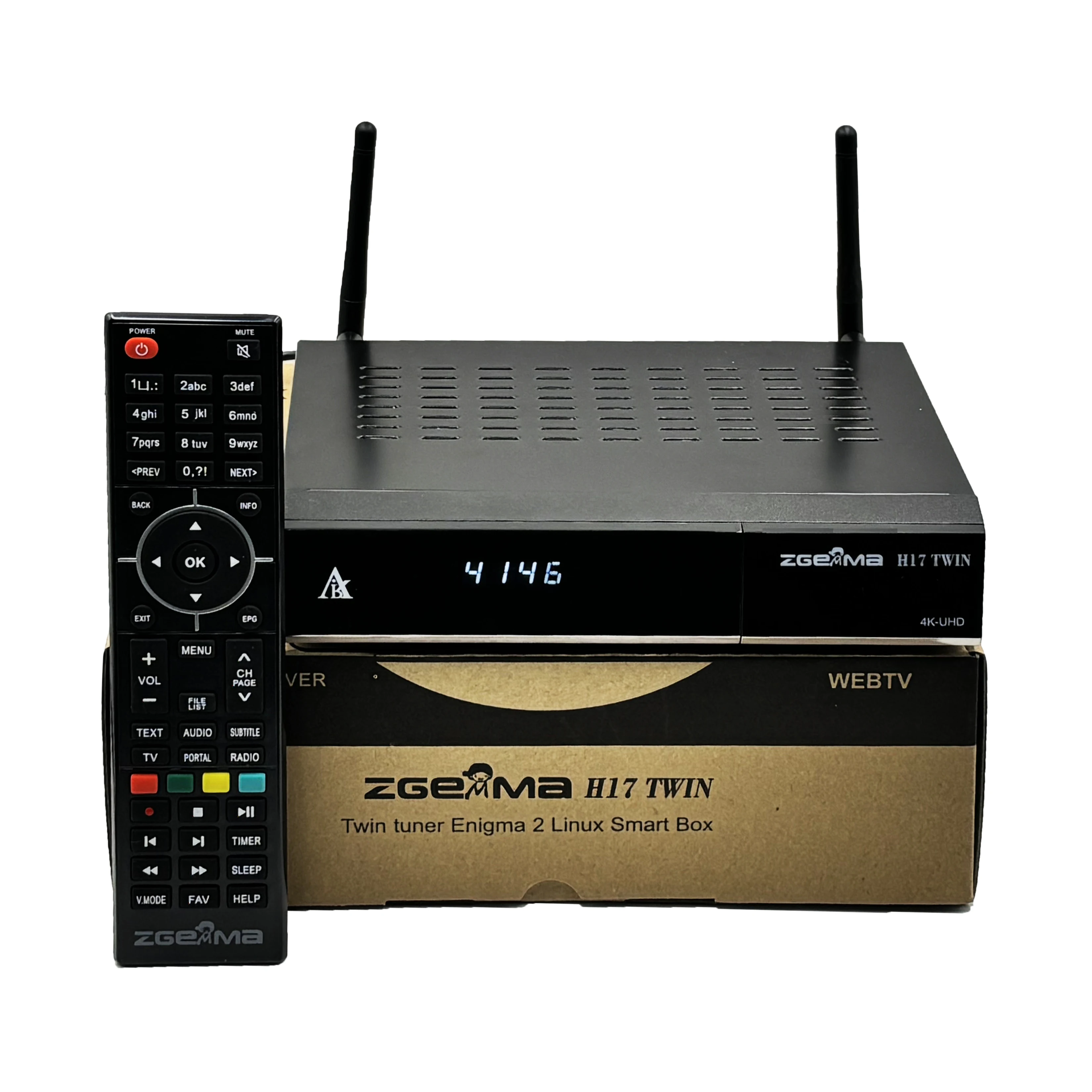 

Fast CPU running satellite tv decoder zgemma h17twin dvb s2 + dvb s2 CA&CI Enigma2