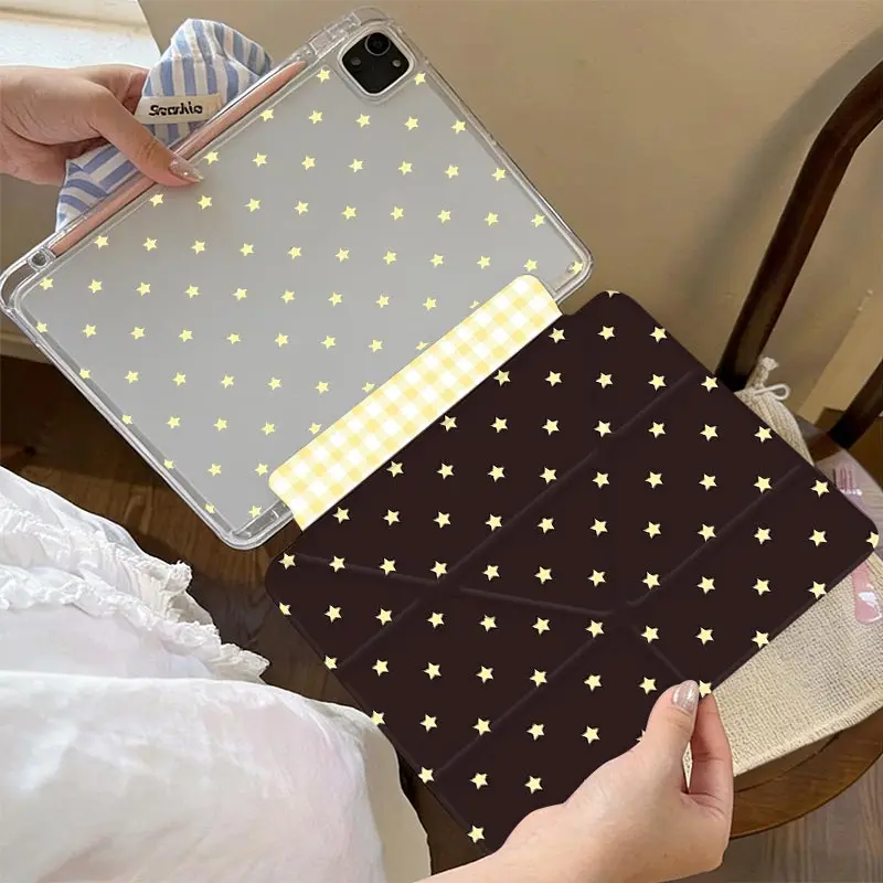 3+Y Fold Crystal Clear Case for Honor Pad X8 X9 Pro Huawei Matepad SE 11 Huawei mini 8.8 Huawei 11.5 11.5S Honor X9/X9A 11.5